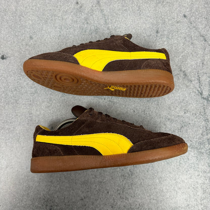PUMA Liga Suede Sneaker Brown / Yellow / Gum EU 42