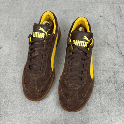PUMA Liga Suede Sneaker Brown / Yellow / Gum EU 42