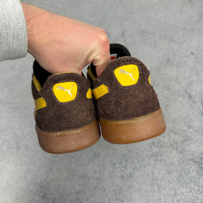 PUMA Liga Suede Sneaker Brown / Yellow / Gum EU 42