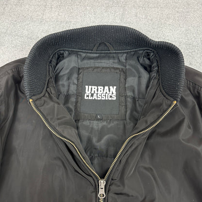 Urban Classics Bomberjacke Schwarz (L)