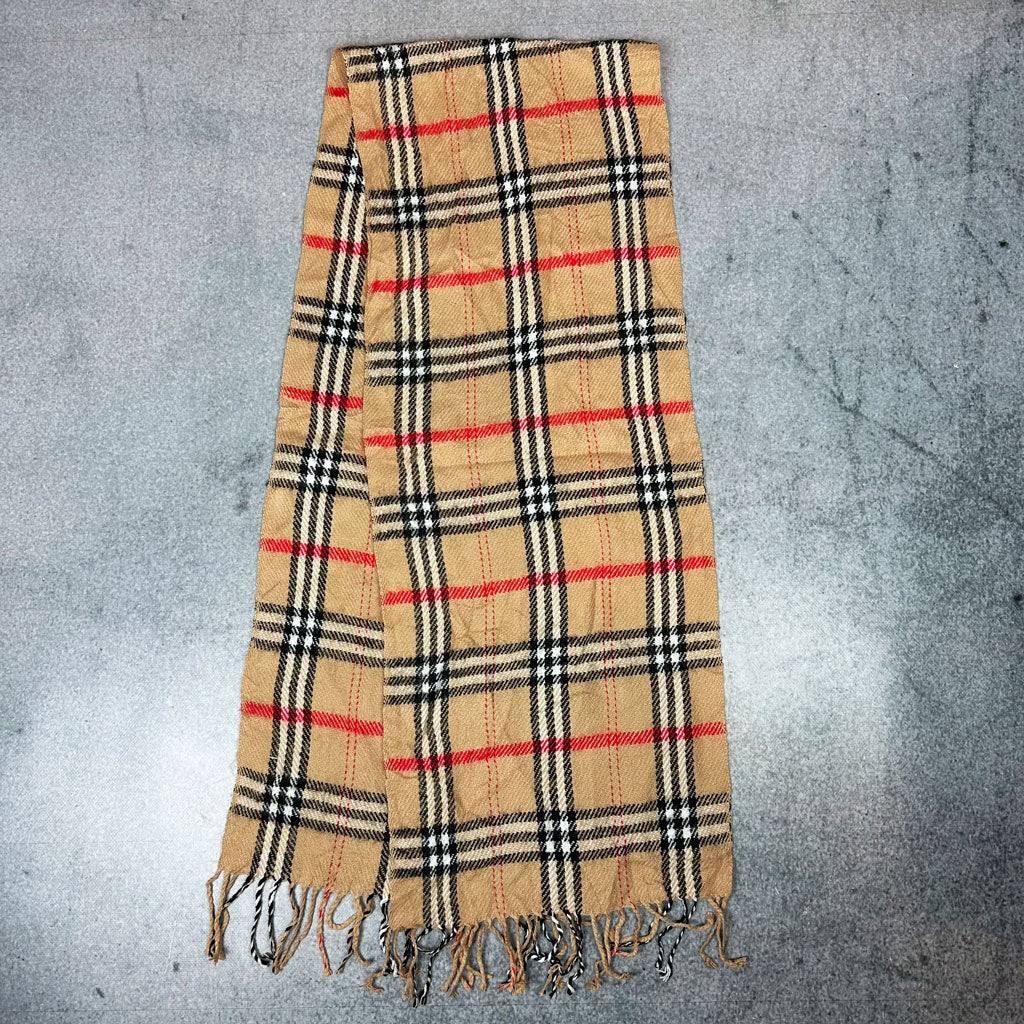 Vintage Burberry Cashmere Schal Beige