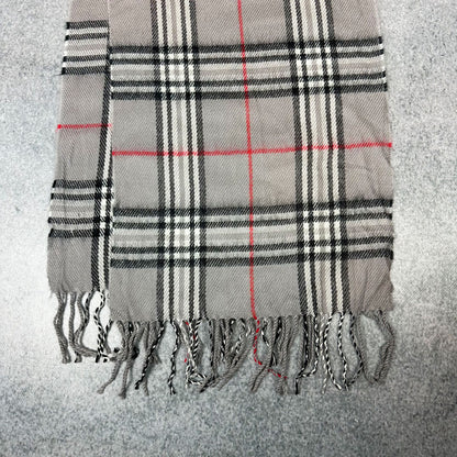 Vintage Burberry Cashmere Schal Grau