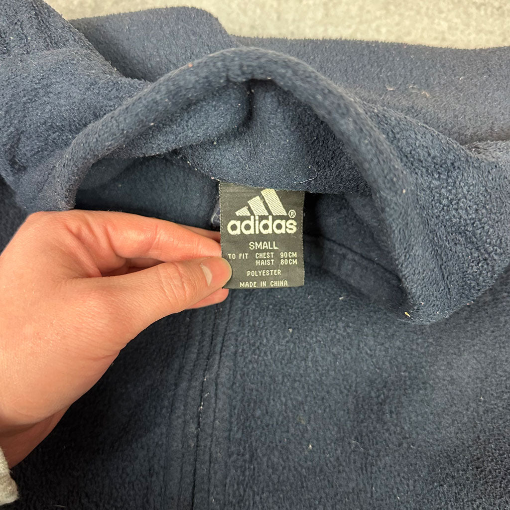 Vintage Adidas Fleece Dunkelblau (S)