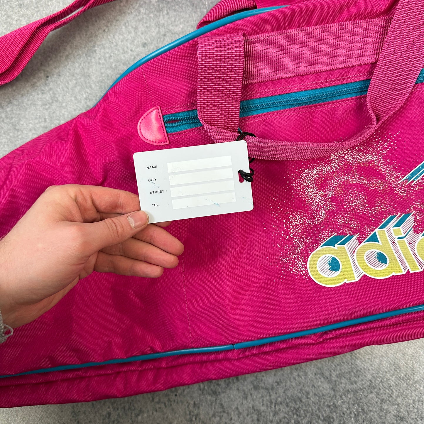 Vintage Adidas Fechttasche 80er Jahre Uhlmann Fecht-Sport