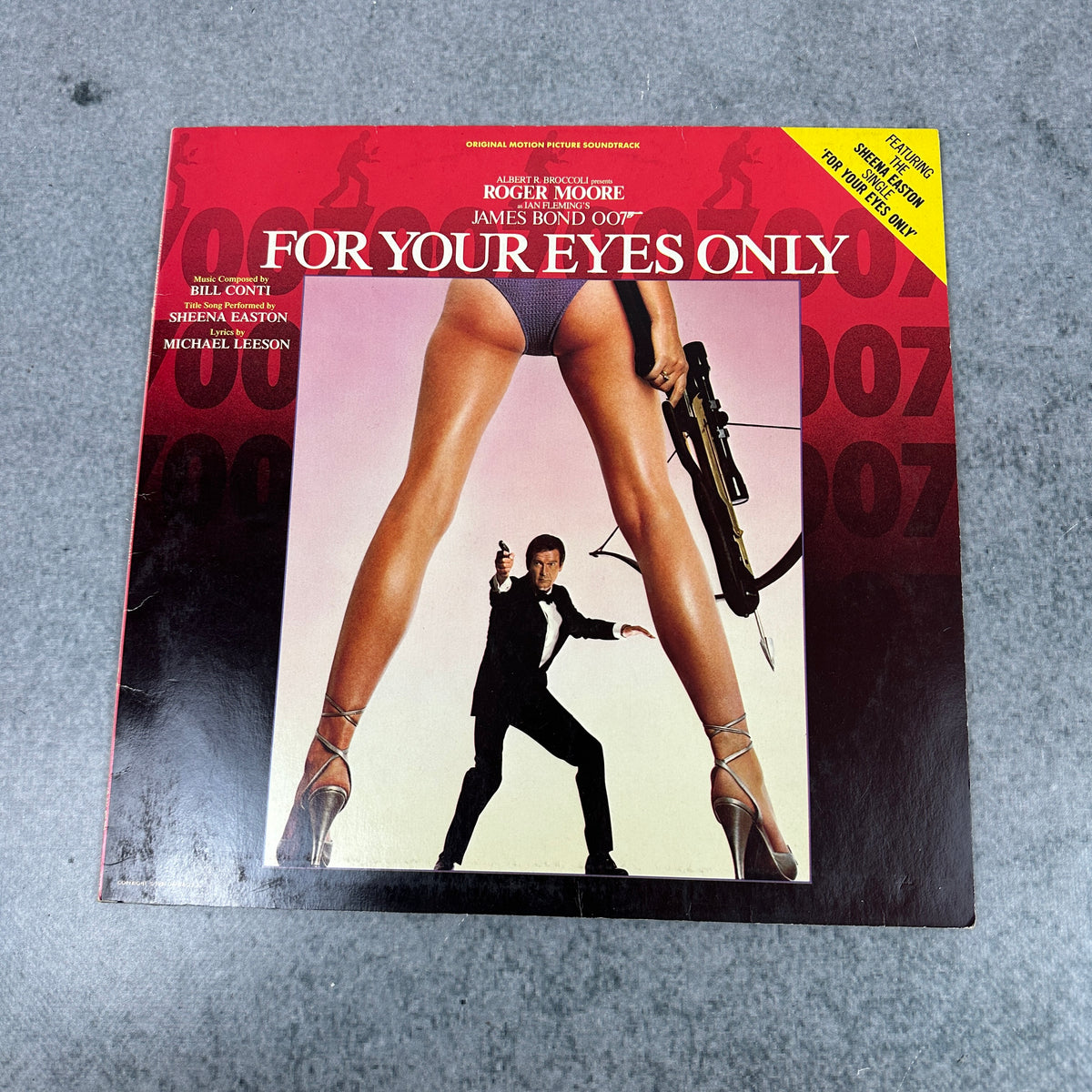 James Bond 007 – For Your Eyes Only Soundtrack LP | 1981 | Roger Moore