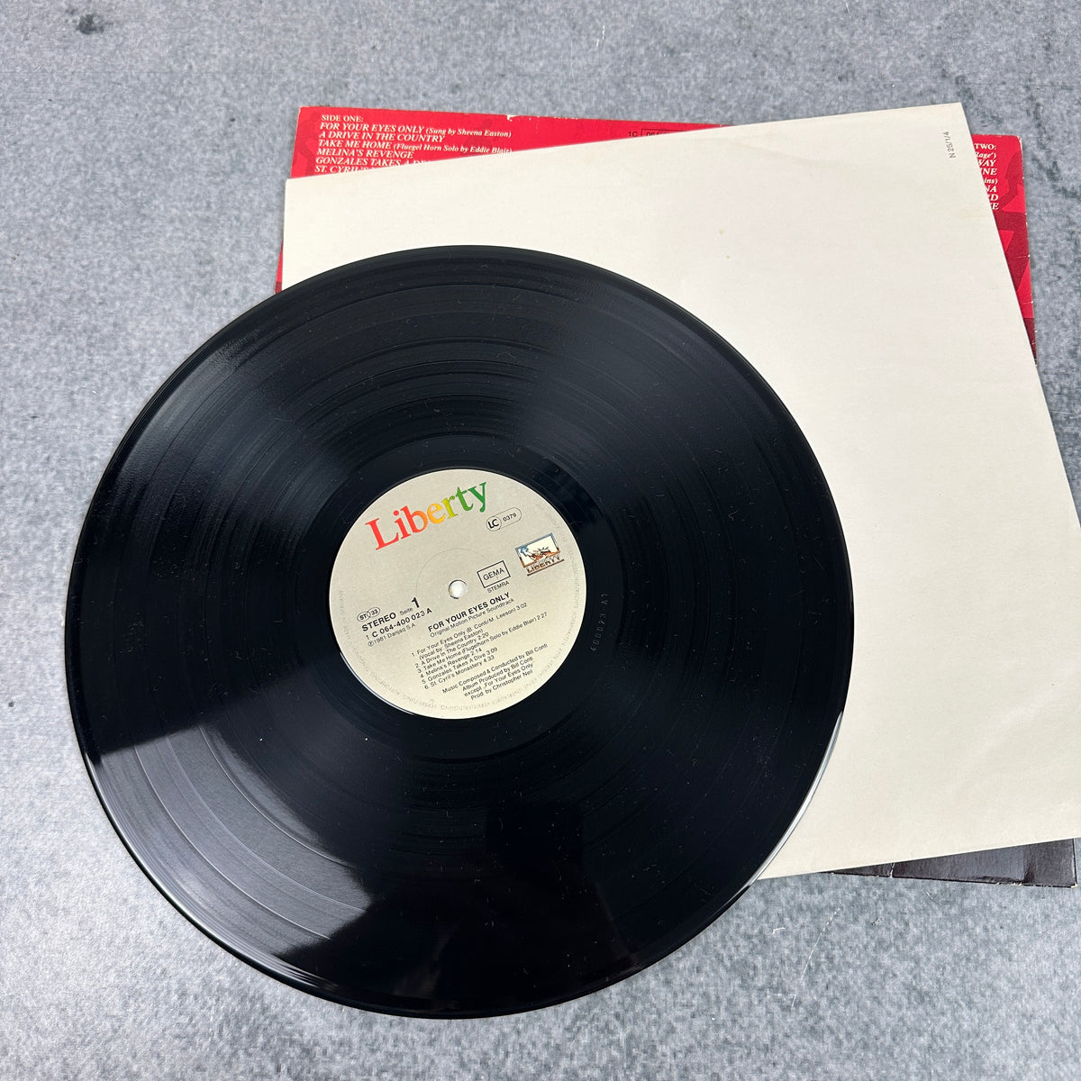 James Bond 007 – For Your Eyes Only Soundtrack LP | 1981 | Roger Moore
