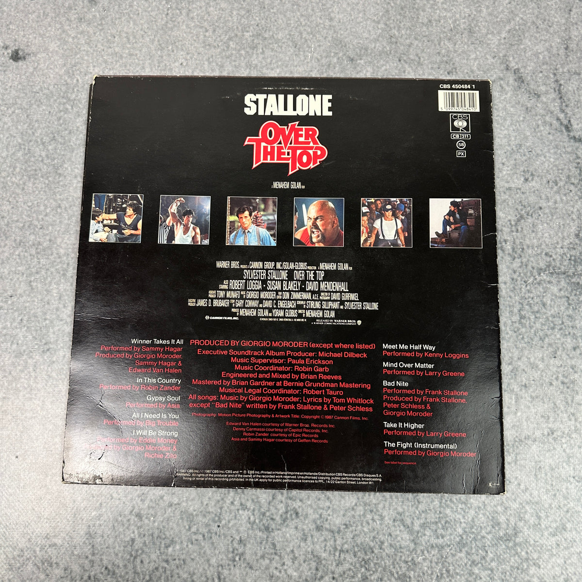 Over the Top – Original Motion Picture Soundtrack LP | 1987 | Sylvester Stallone