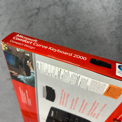 Microsoft Comfort Curve Keyboard 2000 | Sealed / Neu | 2005 | Vintage PC Keyboard