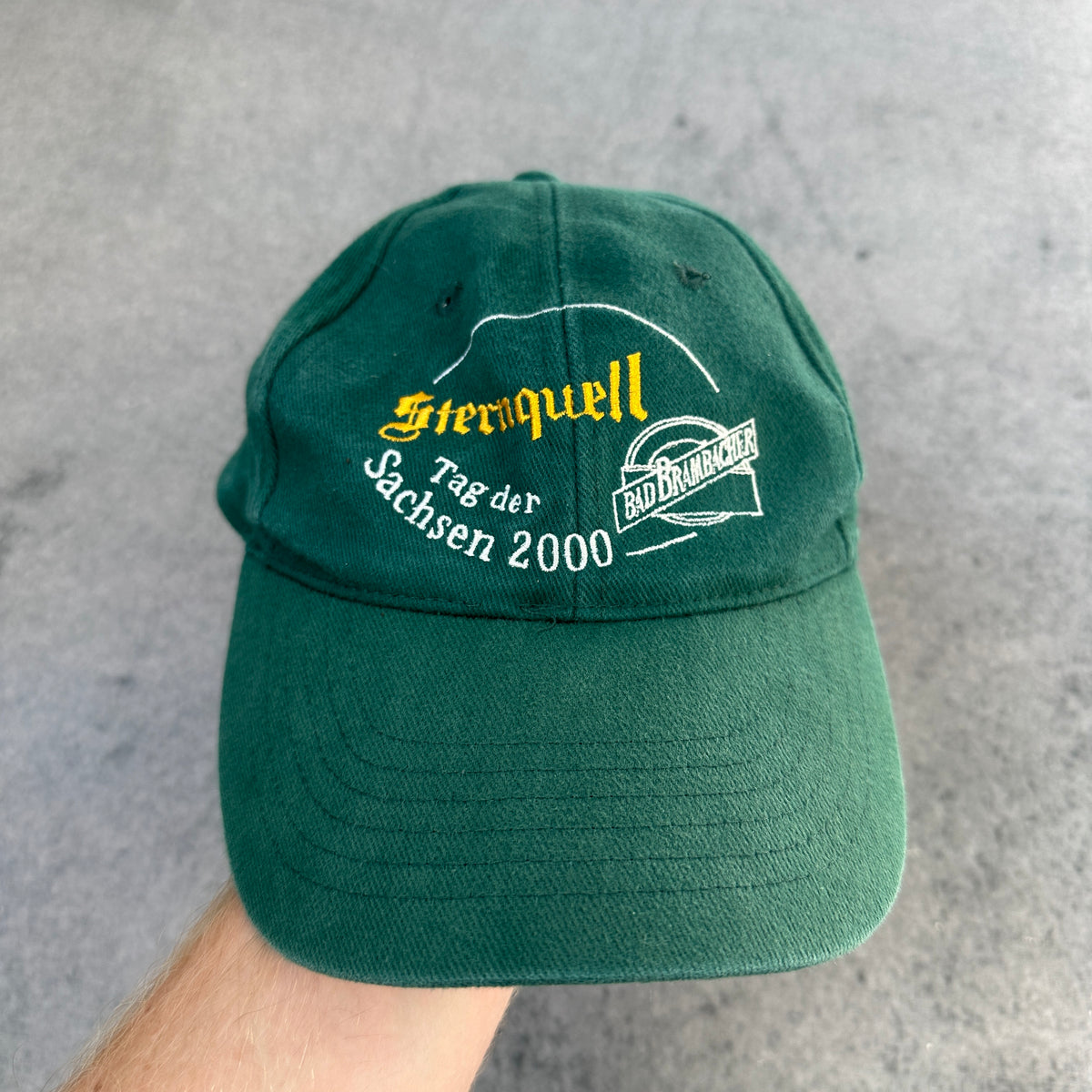 Vintage Tag der Sachsen 2000 Sternquell Bad Brambacher Cap