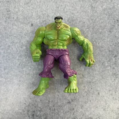 Marvel Hulk Action Figure Green & Purple Vintage Style