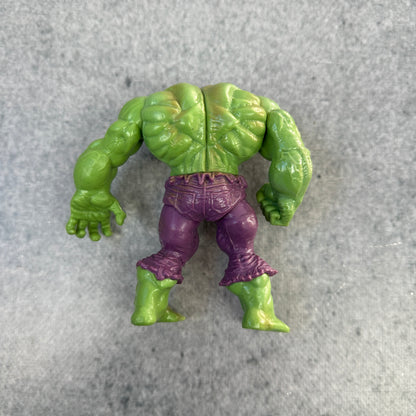 Marvel Hulk Action Figure Green & Purple Vintage Style