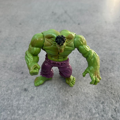 Marvel Hulk Action Figure Green & Purple Vintage Style