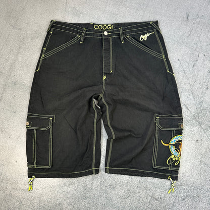 Vintage Coogi Baggy Shorts Schwarz (W44)