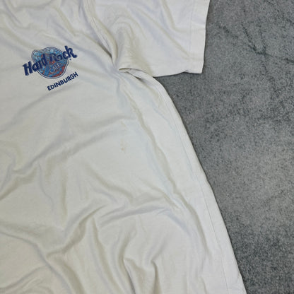 Vintage Hard Rock Cafe Edinburgh T-Shirt Weiß (M)