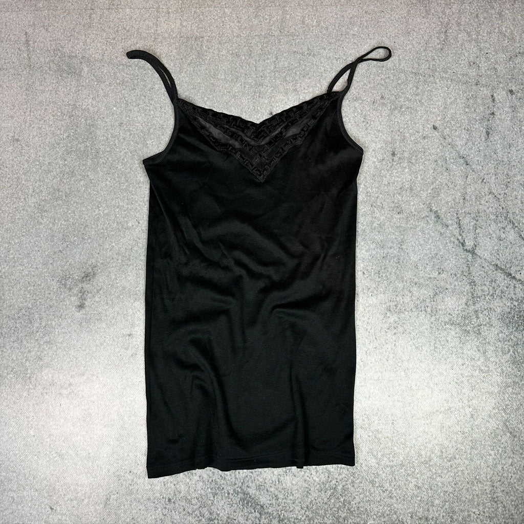 Y2K Camisole Schwarz (46)