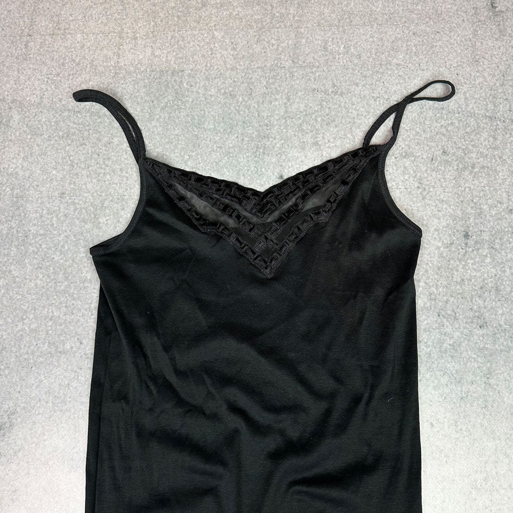 Y2K Camisole Schwarz (46)