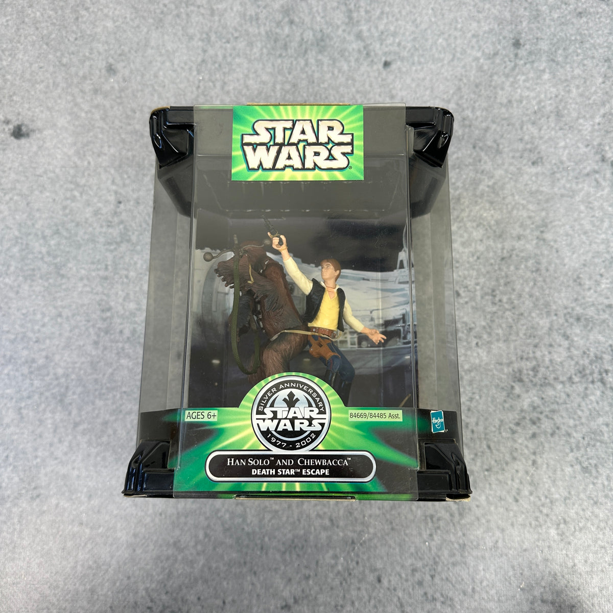 Star Wars Silver Anniversary 2002 – Han Solo & Chewbacca „Death Star Escape“ Hasbro