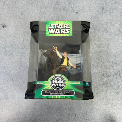 Star Wars Silver Anniversary 2002 – Han Solo & Chewbacca „Death Star Escape“ Hasbro