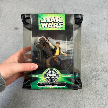 Star Wars Silver Anniversary 2002 – Han Solo & Chewbacca „Death Star Escape“ Hasbro