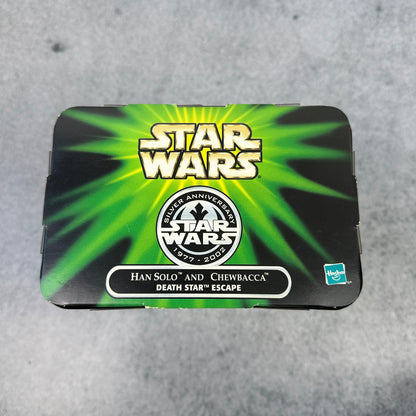 Star Wars Silver Anniversary 2002 – Han Solo & Chewbacca „Death Star Escape“ Hasbro