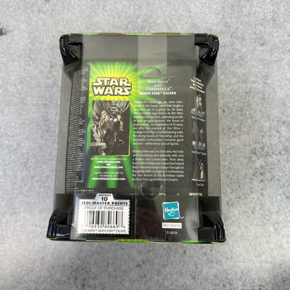 Star Wars Silver Anniversary 2002 – Han Solo & Chewbacca „Death Star Escape“ Hasbro