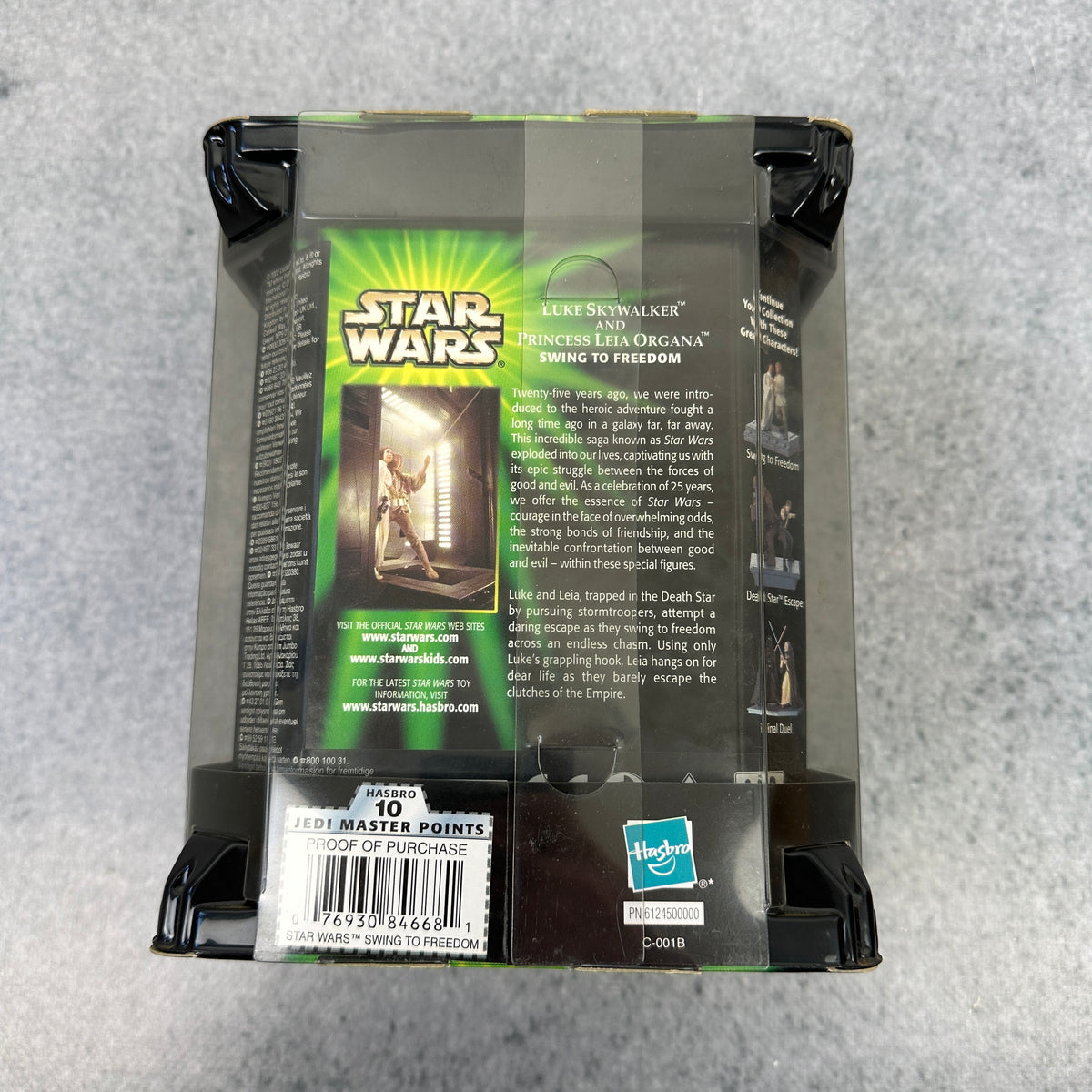 Star Wars Silver Anniversary 2002 – Luke Skywalker & Princess Leia „Swing to Freedom“ Hasbro