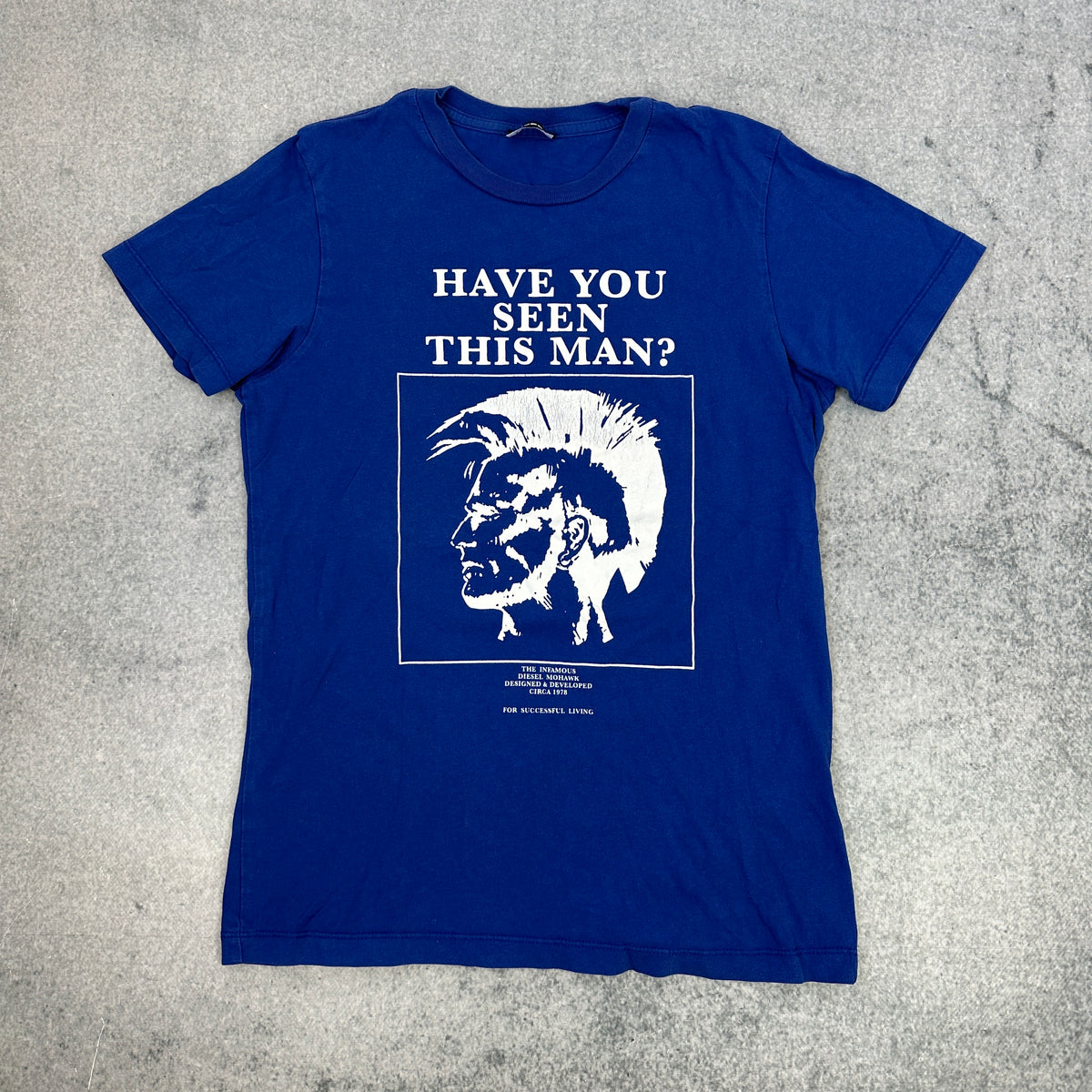 Diesel „Have You Seen This Man?“ Graphic T-Shirt XS-S