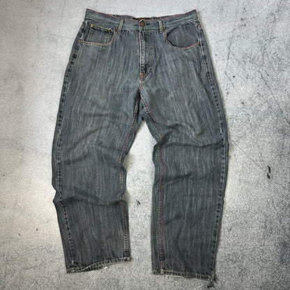 Vintage PWT HipHop Baggy Jeans Grau 38x34 (XL -XXL)