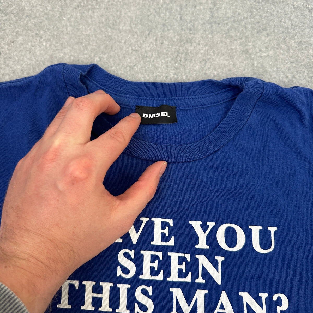 Diesel „Have You Seen This Man?“ Graphic T-Shirt XS-S