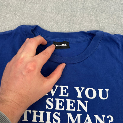 Diesel „Have You Seen This Man?“ Graphic T-Shirt XS-S