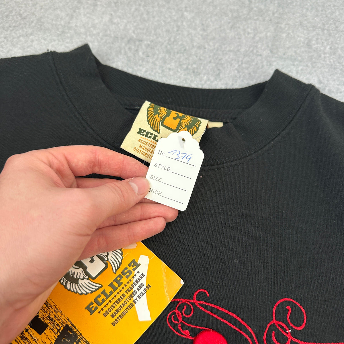 Vintage Eclipse “Hustlers Choice” Embroidered Sweater (S)