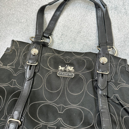Vintage Coach Handtasche Schwarz