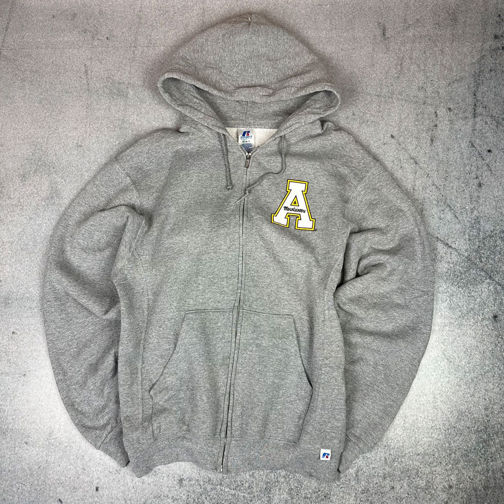 Vintage Appalachian State Mountaineers Zip-Jacke Grau (M)