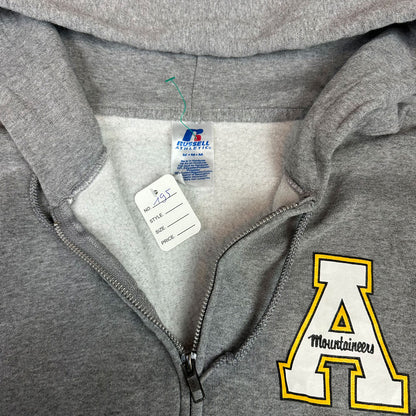 Vintage Appalachian State Mountaineers Zip-Jacke Grau (M)