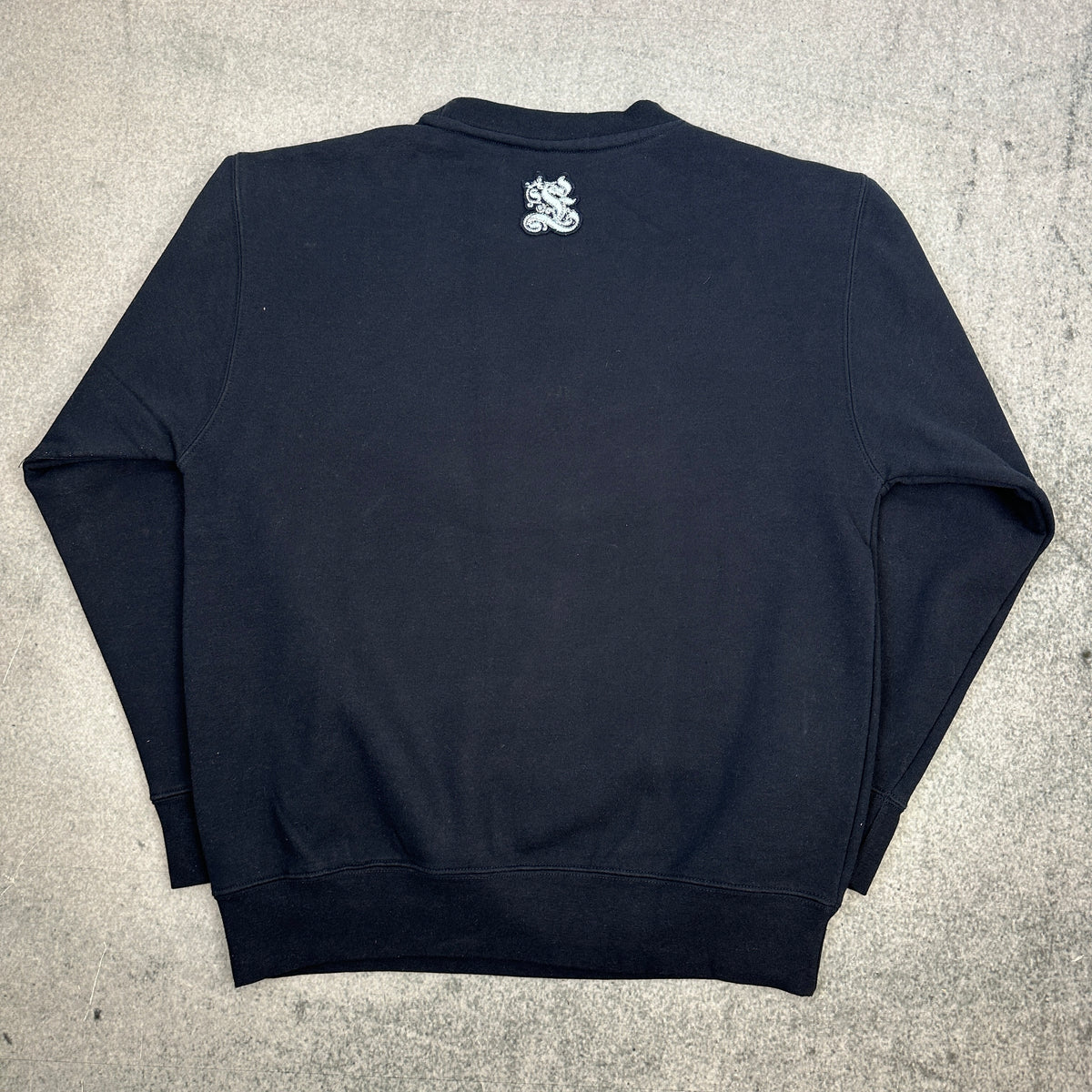 Vintage Eclipse Embroidered Sweater Dunkelblau (S)