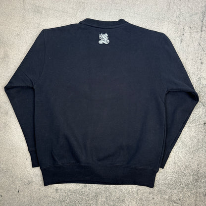 Vintage Eclipse Embroidered Sweater Dunkelblau (S)