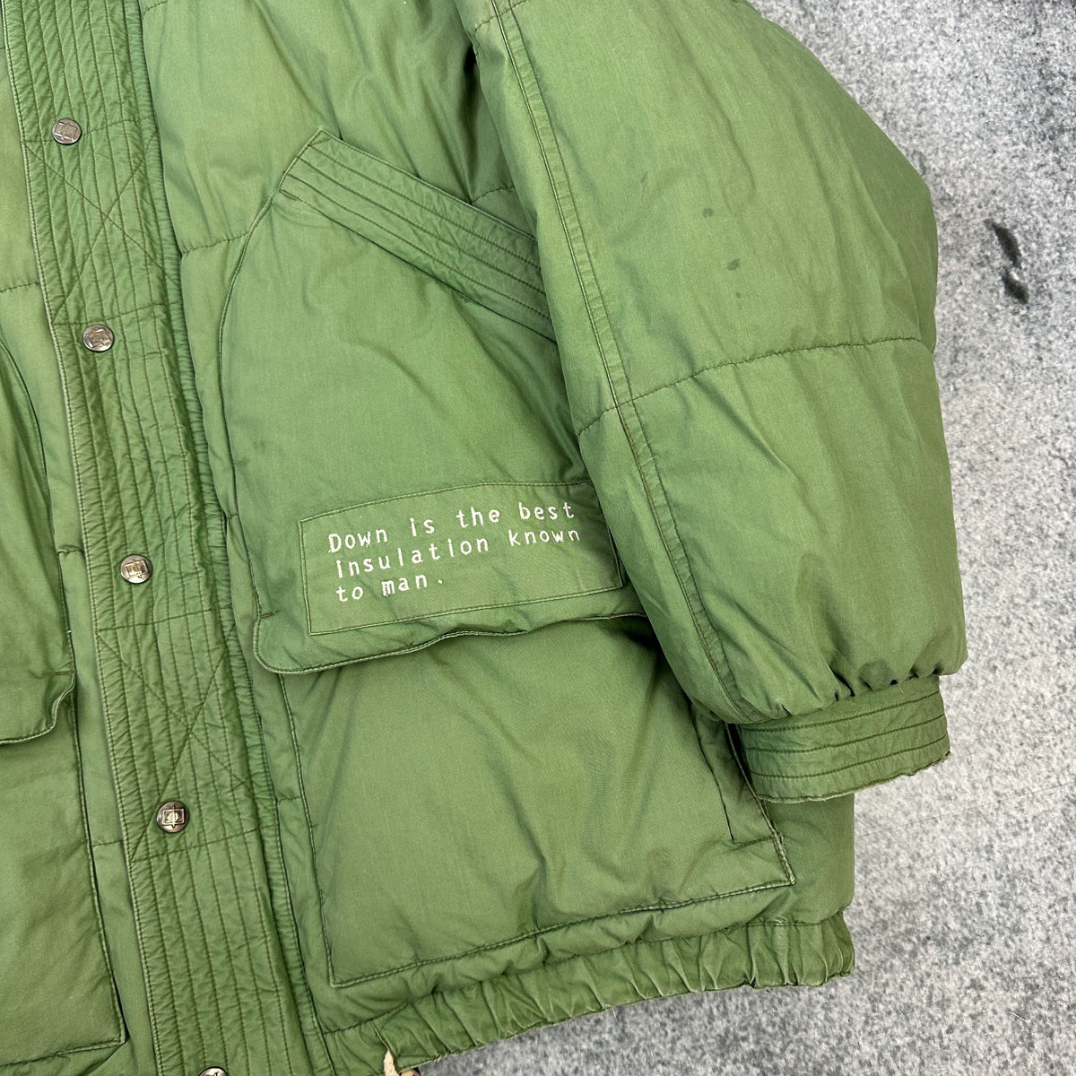 Vintage Brambilla Down Puffer Jacket Fur Hood 80s 90s (L-XL)