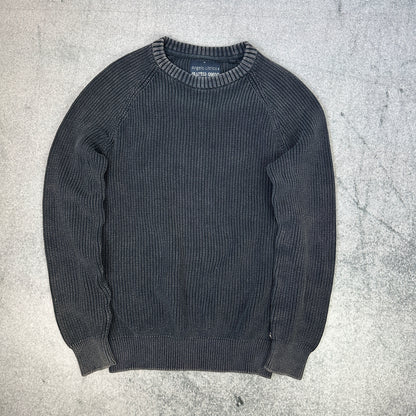 Angelo Litrico Crafted Goods Knit Sweater Washed Black (M)