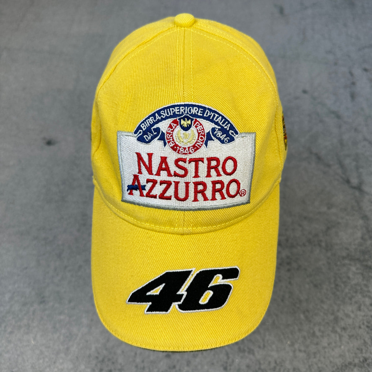 Vintage Valentino Rossi #46 Nastro Azzurro Cap | The Doctor
