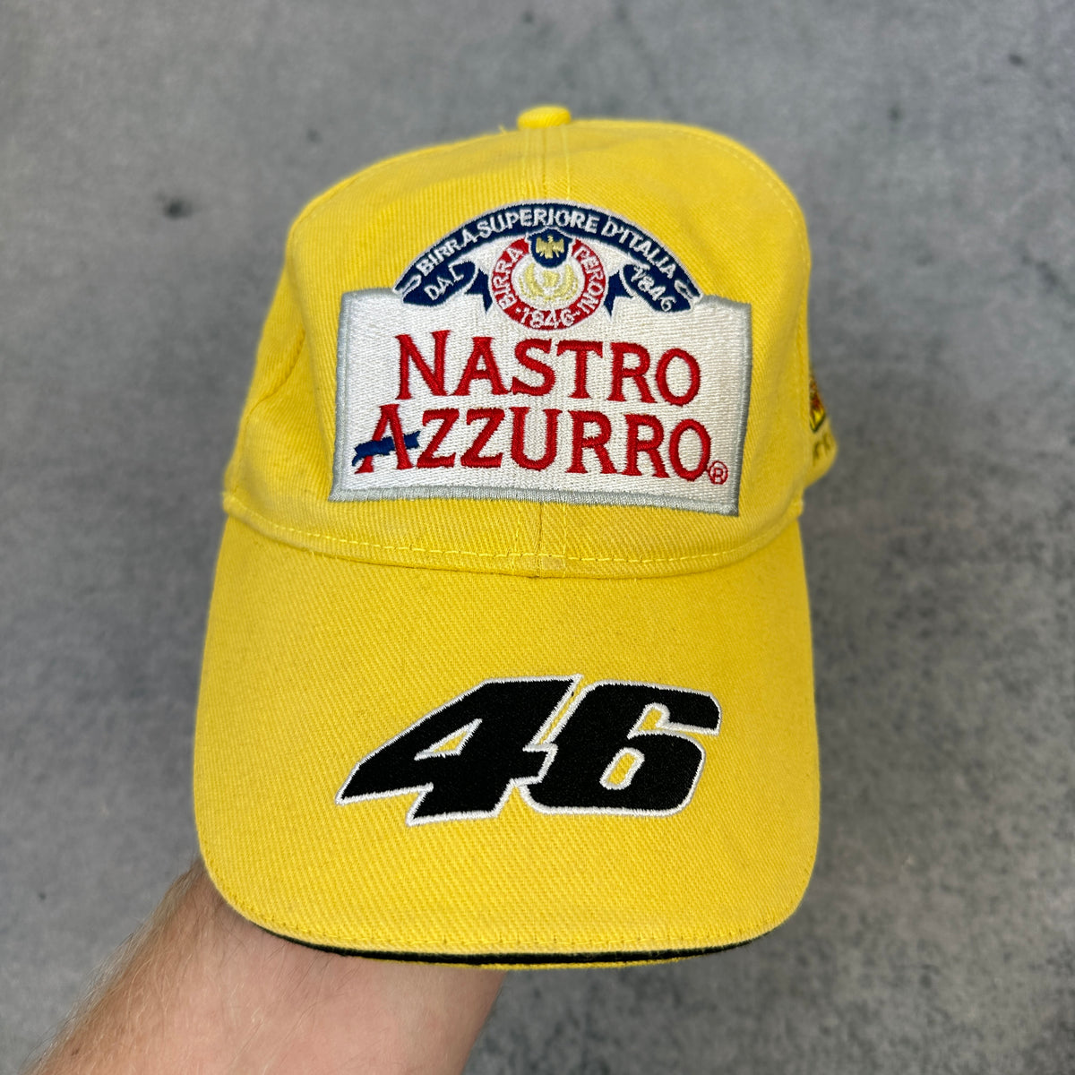 Vintage Valentino Rossi #46 Nastro Azzurro Cap | The Doctor