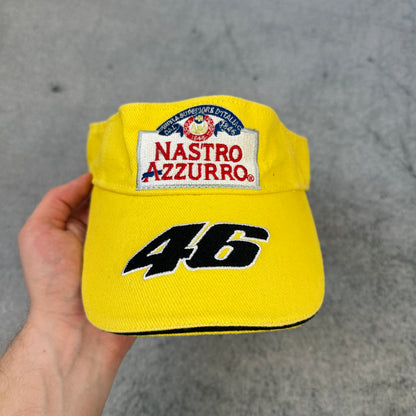 Vintage Valentino Rossi #46 Nastro Azzurro Racing Visor | The Doctor | Cap