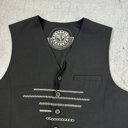Vintage Carlo Colucci Weste Schwarz 50 (M-L)