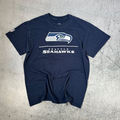 Seattel Seahawks Wilson T-Shirt Dunkelblau (M)