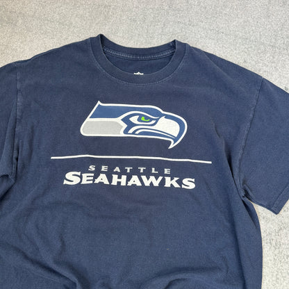 Seattel Seahawks Wilson T-Shirt Dunkelblau (M)