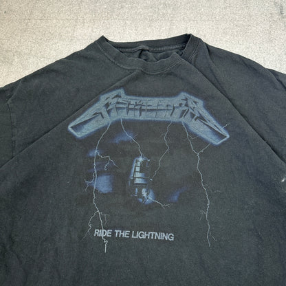 Metallica “Ride The Lightning” Faded Band T-Shirt (XL)