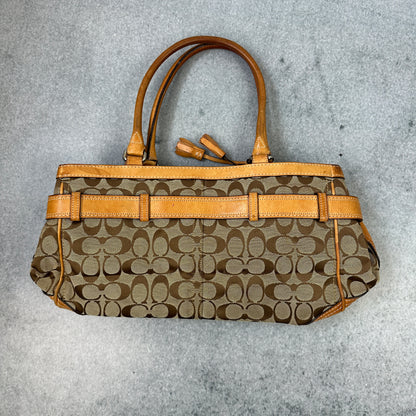 Vintage Coach Monogram Handtasche