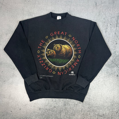 Vintage US Army Germany Sweater Schwarz (L)