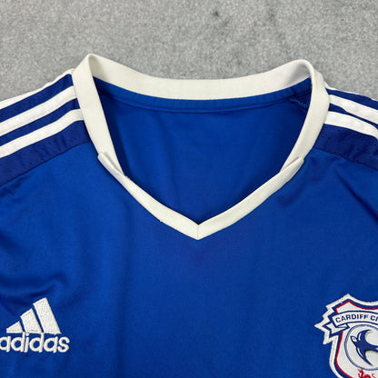 Adidas Cardiff City Heim Trikot 2006-2017 Blau (S)