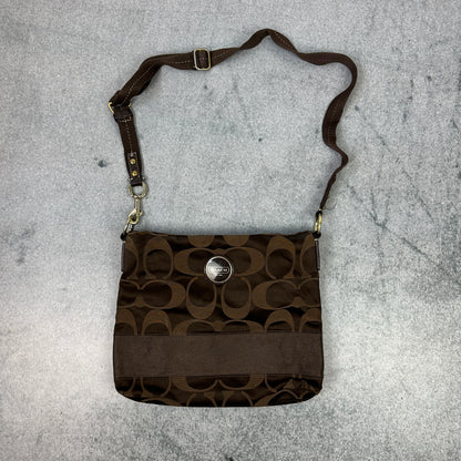 Vintage Coach Umhängetasche Braun