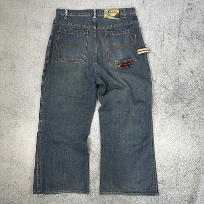 Vintage Baggy HipHop Jeans (S-M)